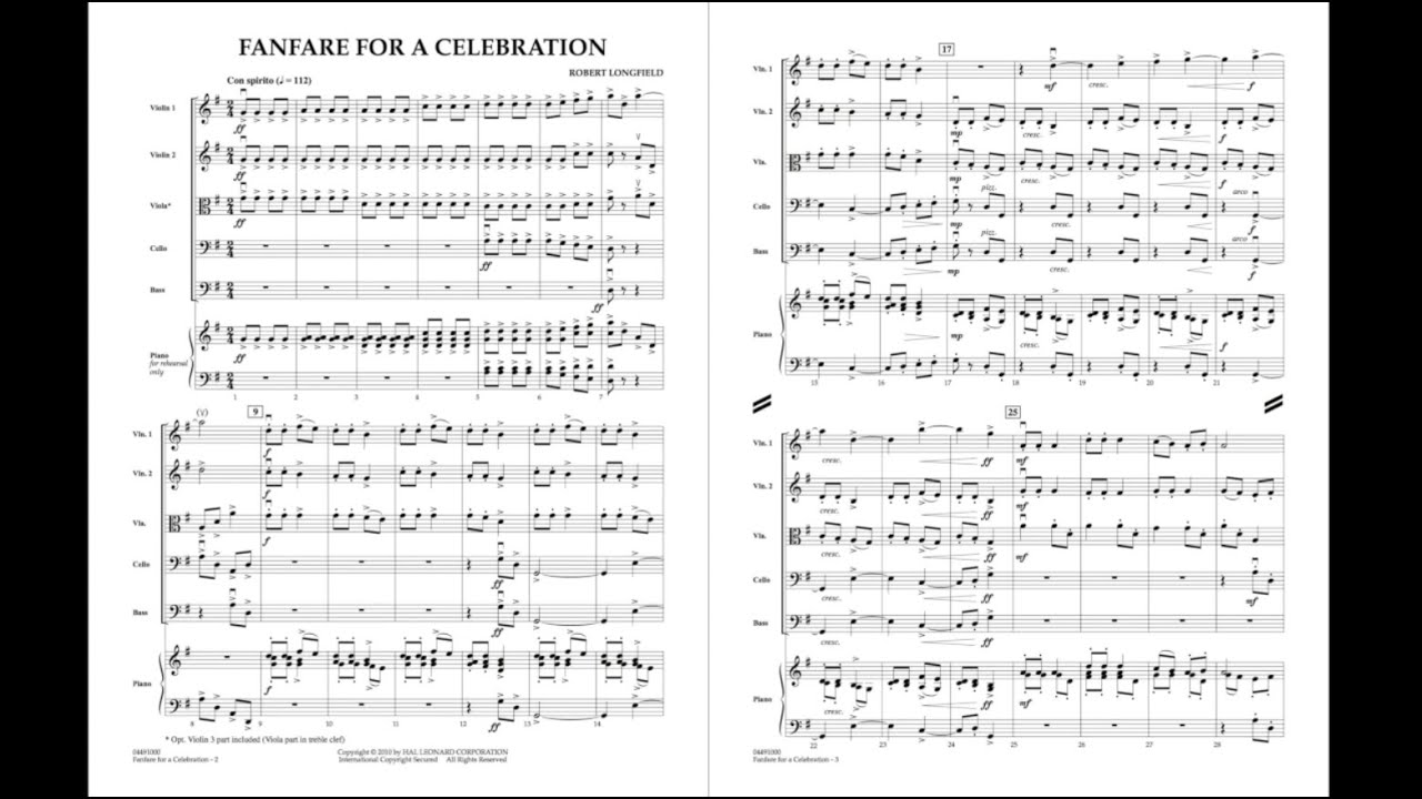 Fanfare for a Celebration by Robert Longfield