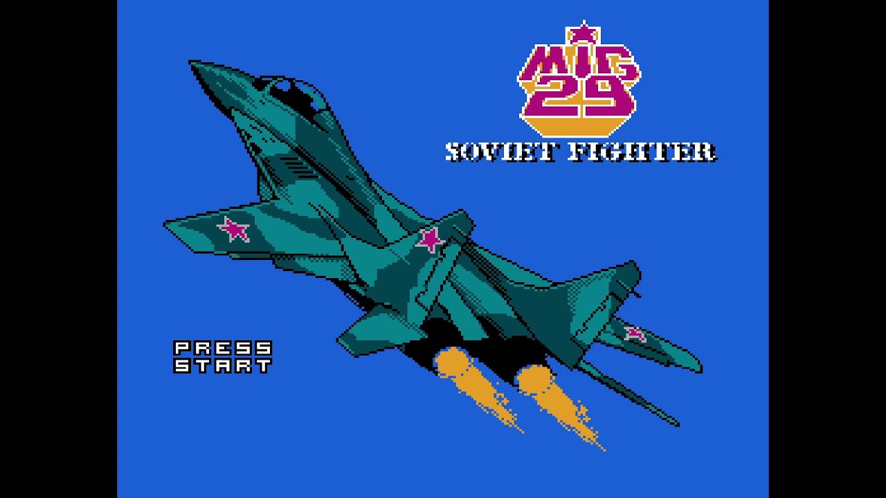 Mig-29 Soviet Fighter. [NES - Camerica Limited Inc., Codemasters]. (1989). Full Play.