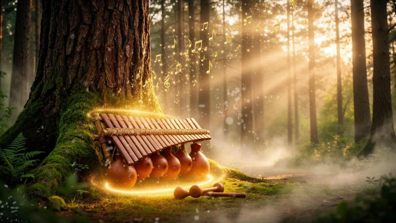 Balafon Glow | Ethereal Forest Ambient | Magical Golden Hour Instrumental
