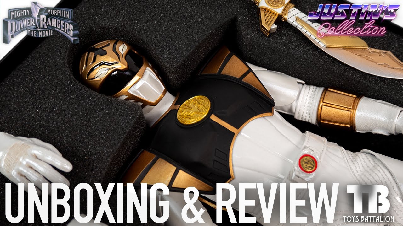 Mighty Morphin Power Rangers Movie White Ranger 1/6 Scale Figure Unboxing & Review