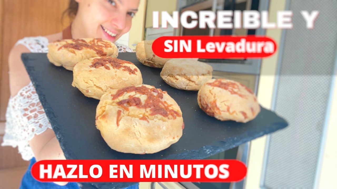 En minutos !! Pan Sin gluten de harina pan (harina de maíz) sin levadura