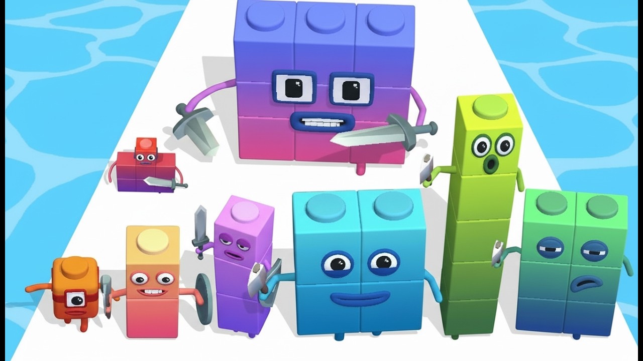 MERGE NUMBER CUBE 3D: Merge Gameplay Walkthrough 4K