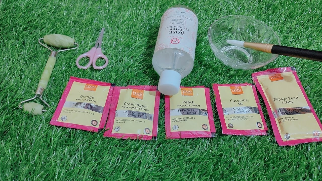 Vlcc Fruit Facial Kit!At Home For Honest Review+Demo All Skin Types! Shamsheri beautyhub