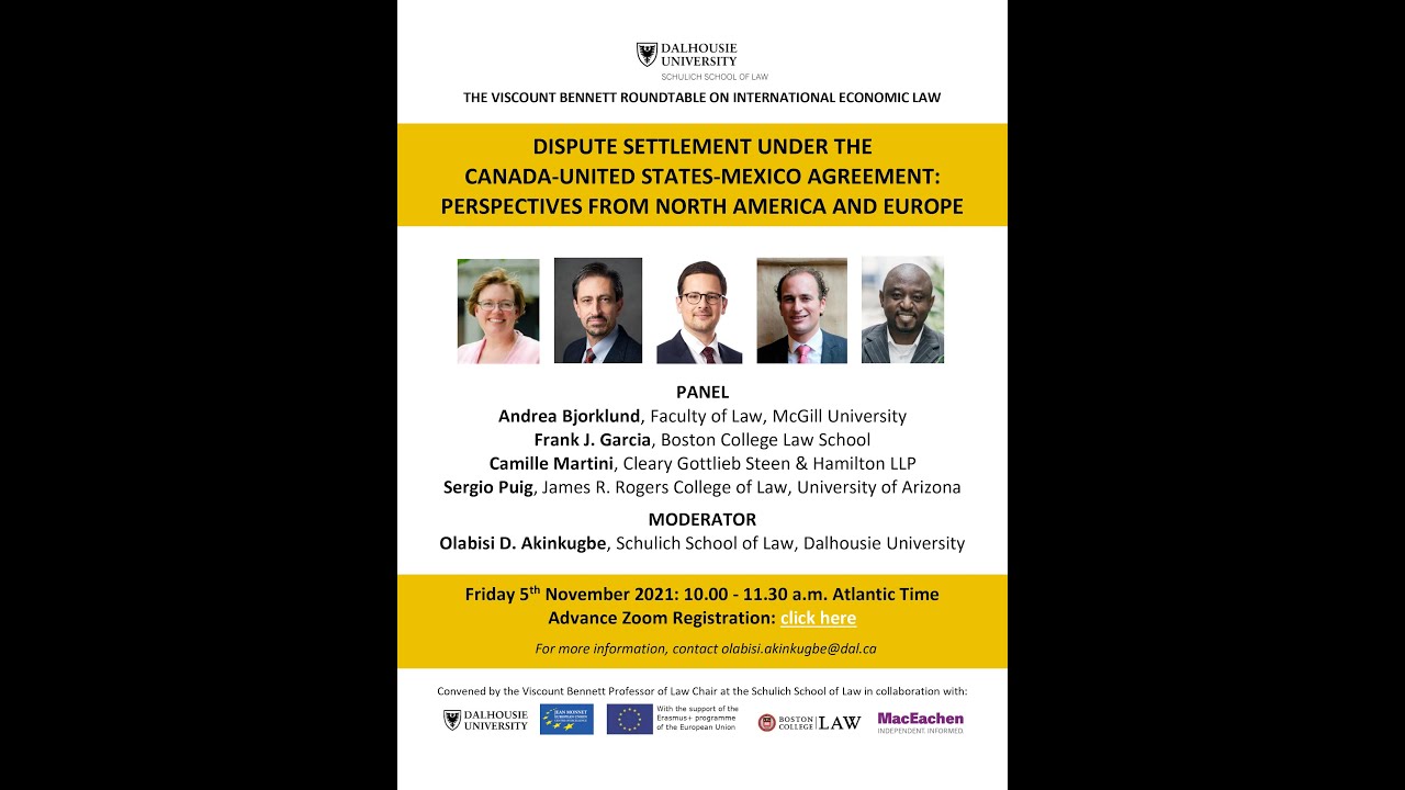 Dispute Settlement Under the Canada-USA-Mexico Agreement: Perspectives from North America and Europe