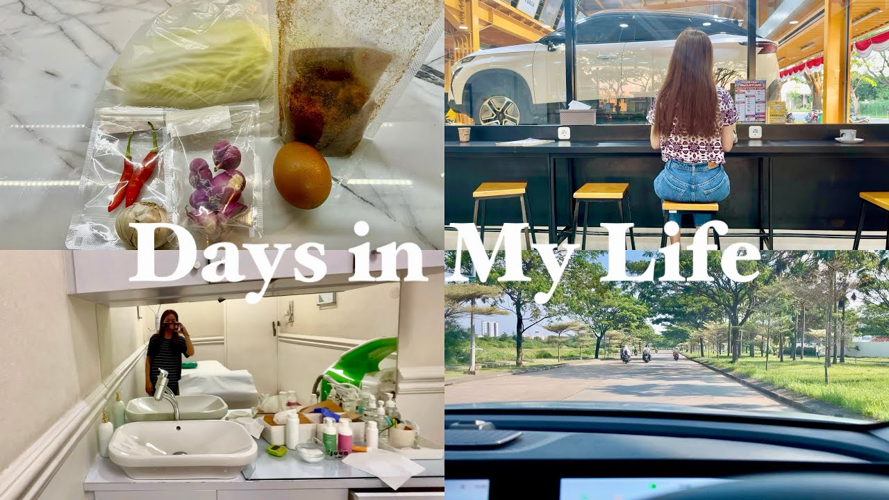 Days in My Life in Jakarta | Simple Cooking | Car Repair Shop | Treatment | Groceries 
