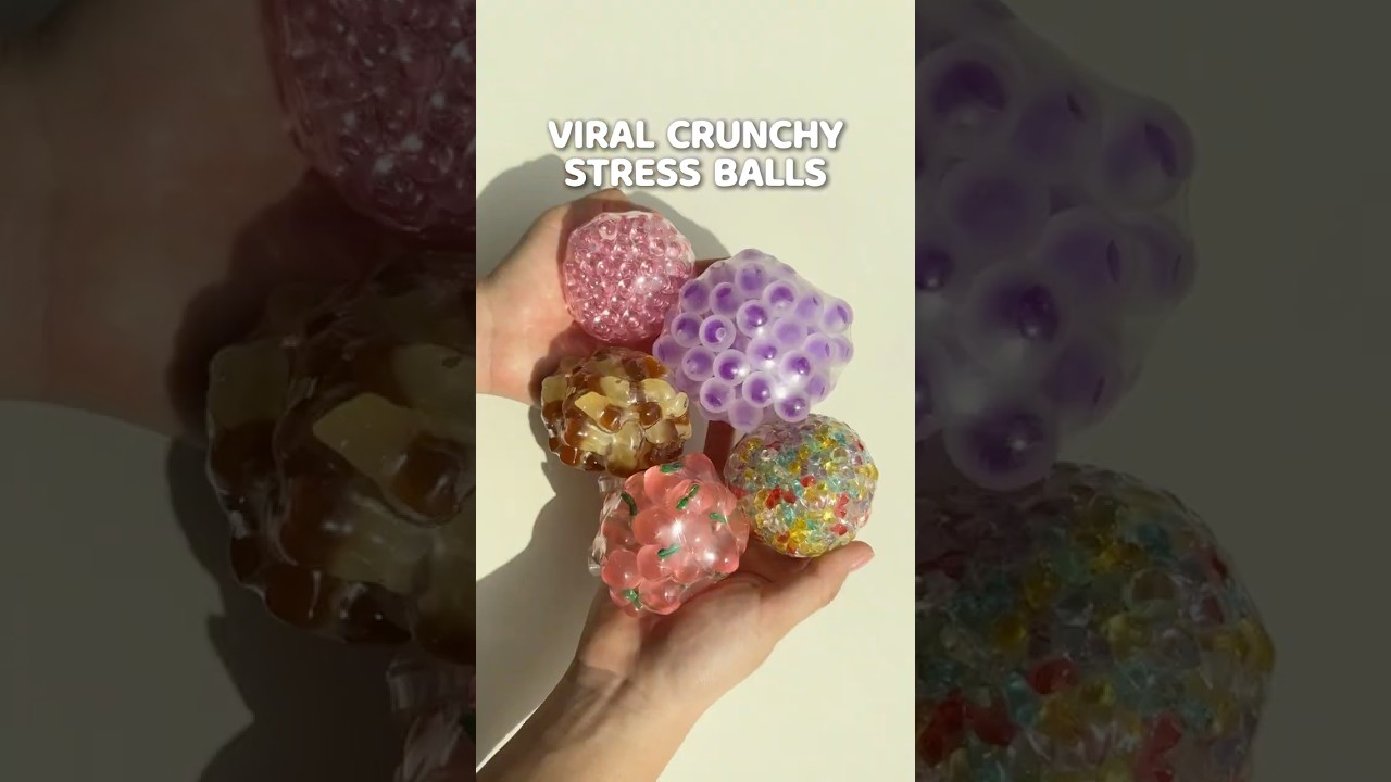 Making Viral Crunchy Stress Balls 😍🔥