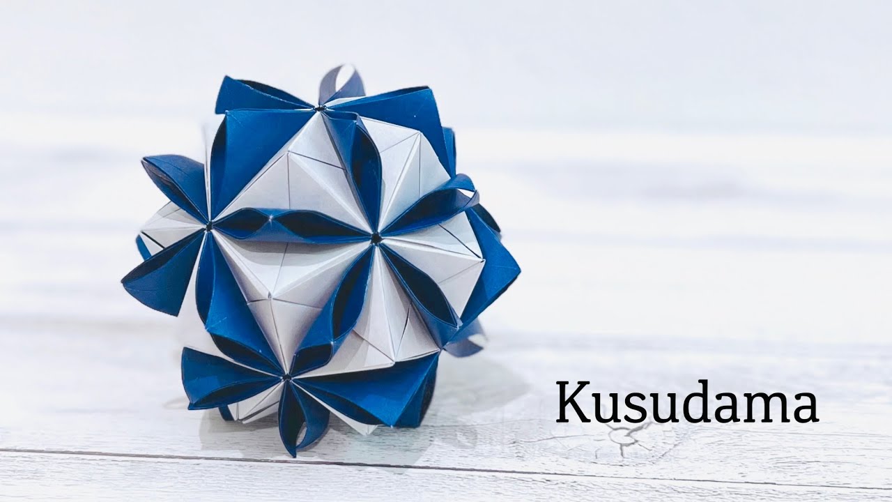 折り紙 くす玉を作ってみた!作り方/DIY How to make Kusudama.Paper craft.Origami Units 