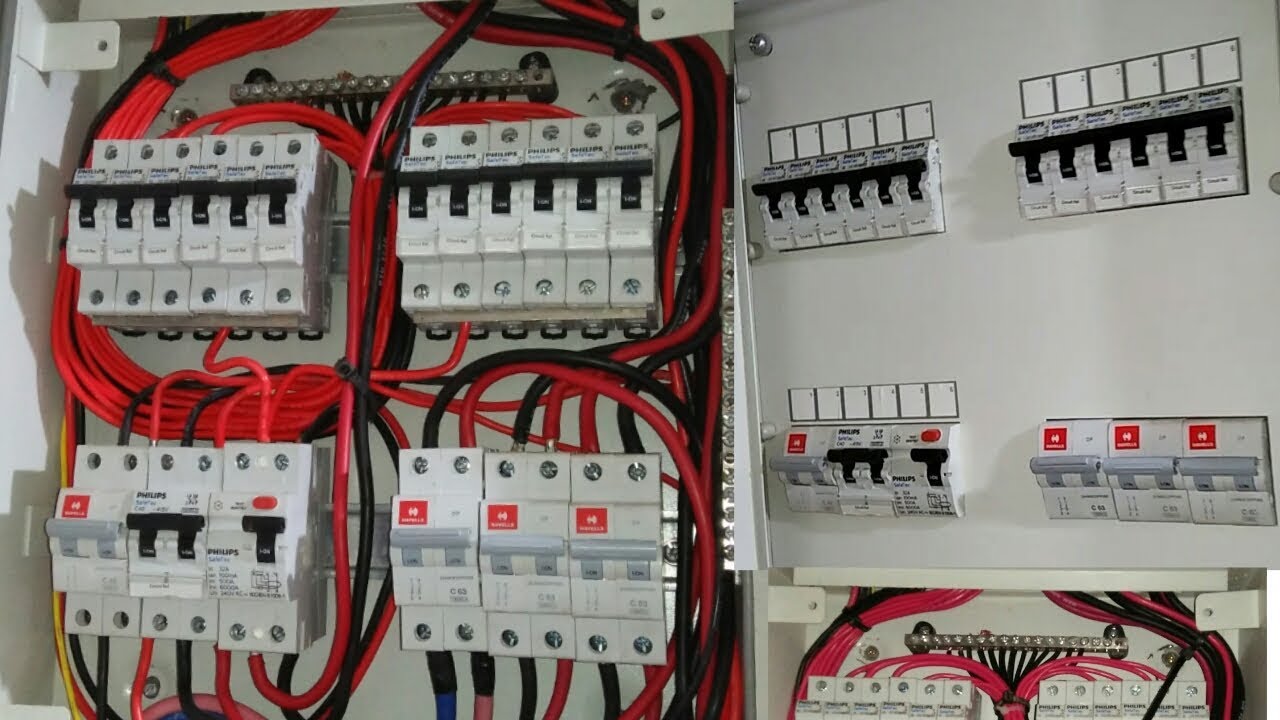 How to DB Dressing and connection ।।  MCB box ।। electrical distribution