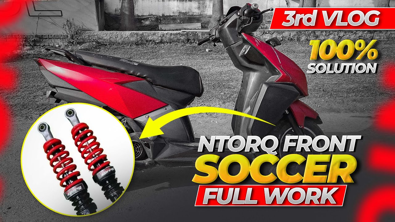 Ntorq Front Soccor Work | Ntorq Suspension Work l @The_Saurabh2002 