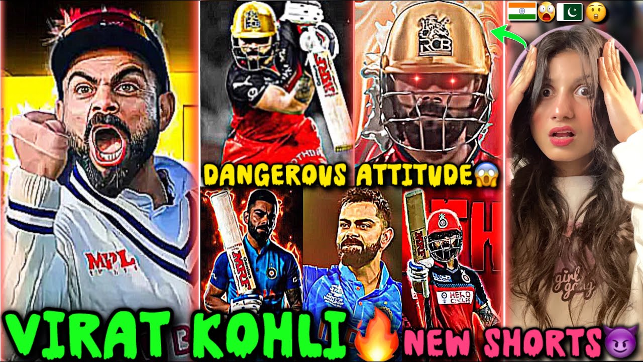 Virat Kohli Attitude Videos Dangerous Attitude Videos😈🔥 PART 14😈Reaction video