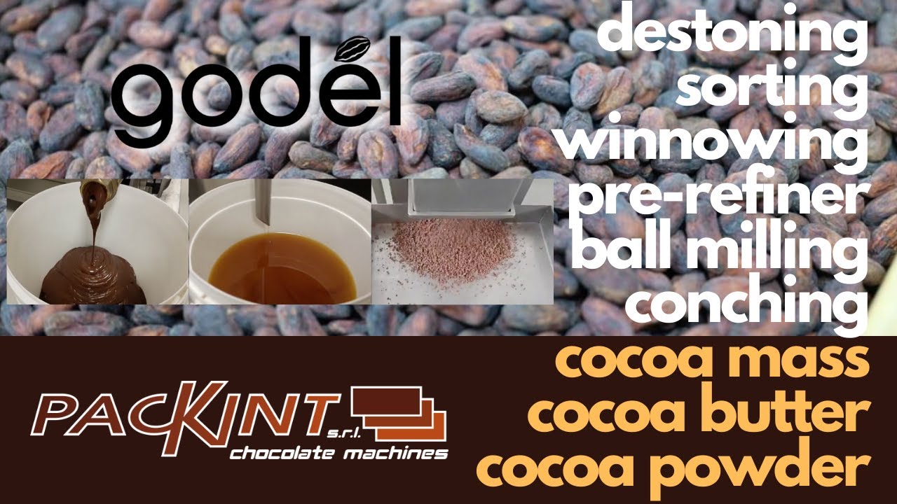 Packint Bean To Chocolate Mass, Cocoa Butter and Cocoa Powder 2024 (Unedited)