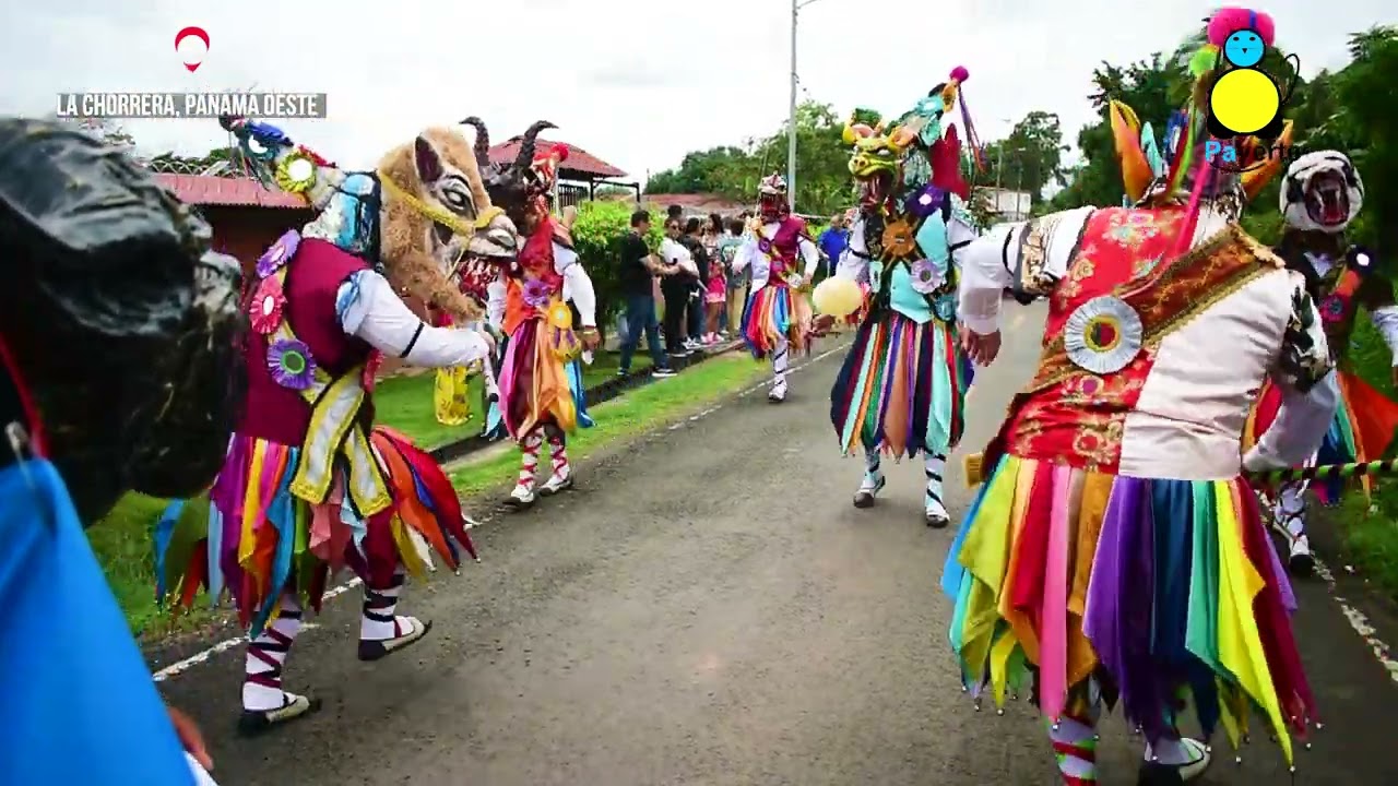 Danza del gran diablo o de diablos limpios de la Fiesta del Corpus Christi de La Chorrera