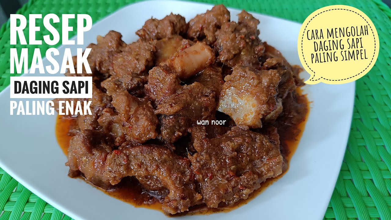 Resep Masak Daging Kurban Paling Enak dan Simpel