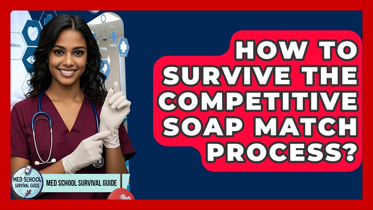 How To Survive The Competitive SOAP Match Process? - Med School Survival Guide