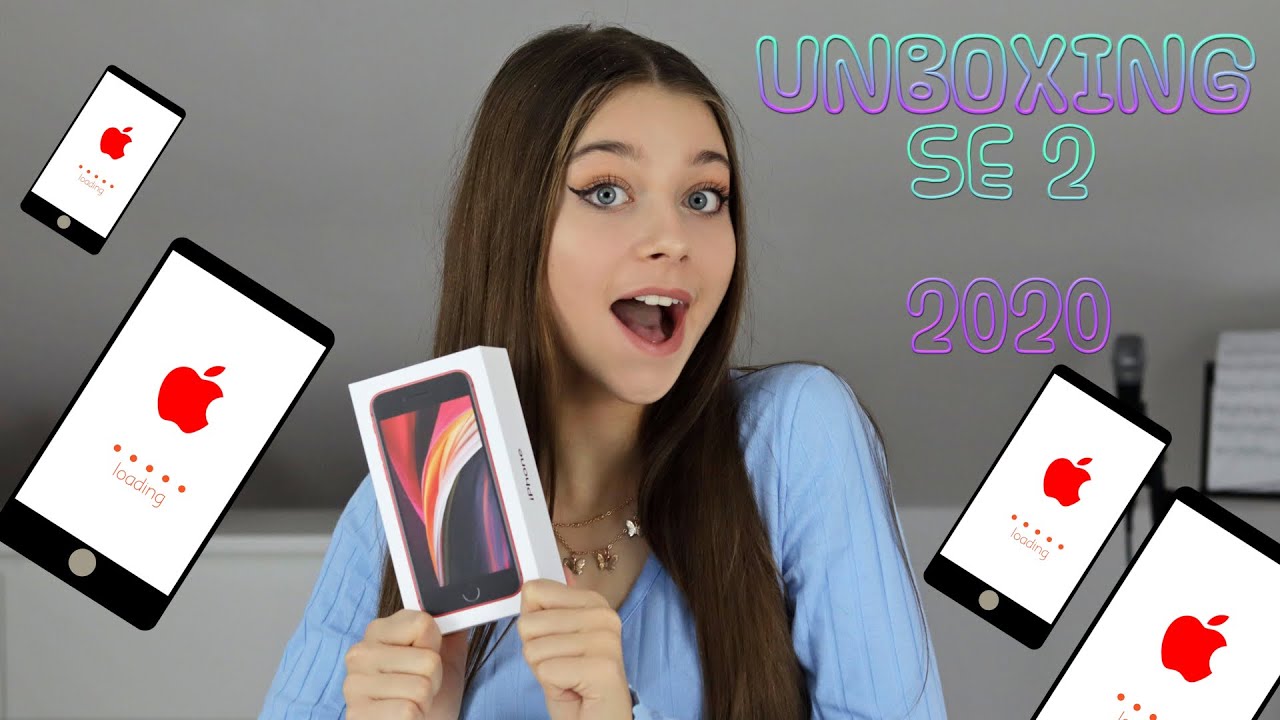 Unboxing IPhone SE  2020 Czerwony 🔴 - PREZENT 💯