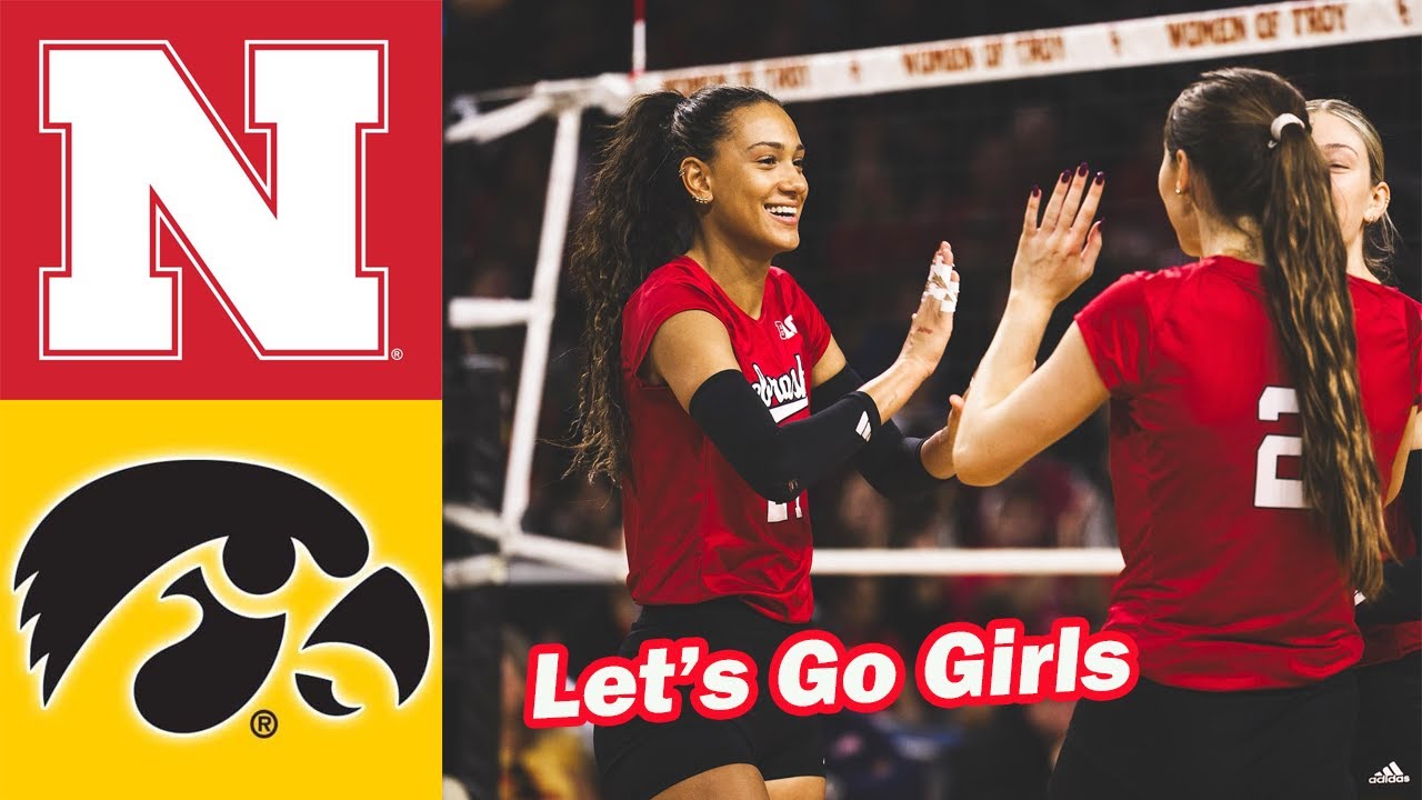 Nebraska vs Iowa Women's College Volleyball 2025