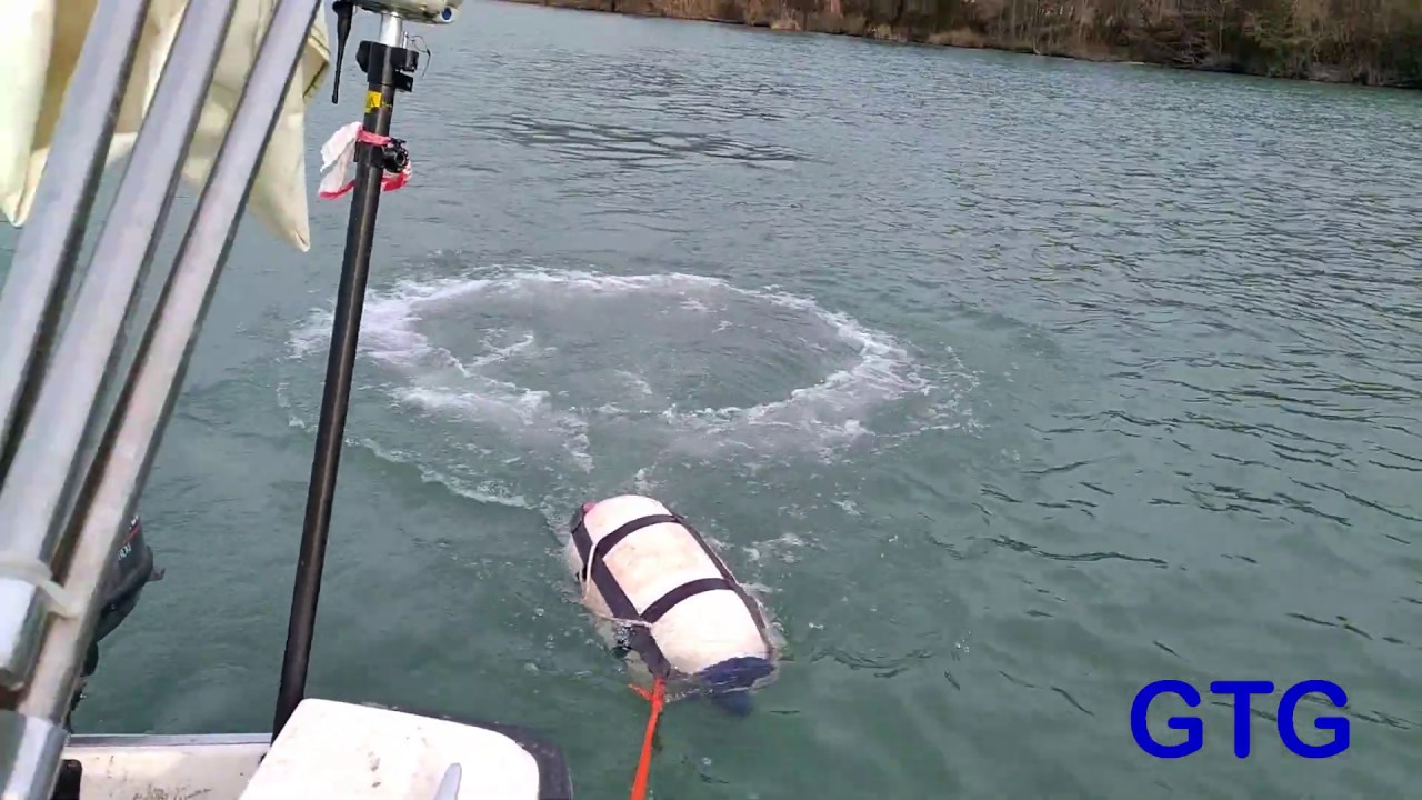 Airgun Operations across the Rhone River
