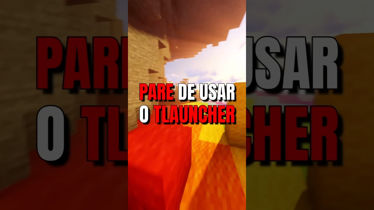 PARE DE USAR O TLAUNCHER AGORA MESMO! #games #minecraft #tlauncher