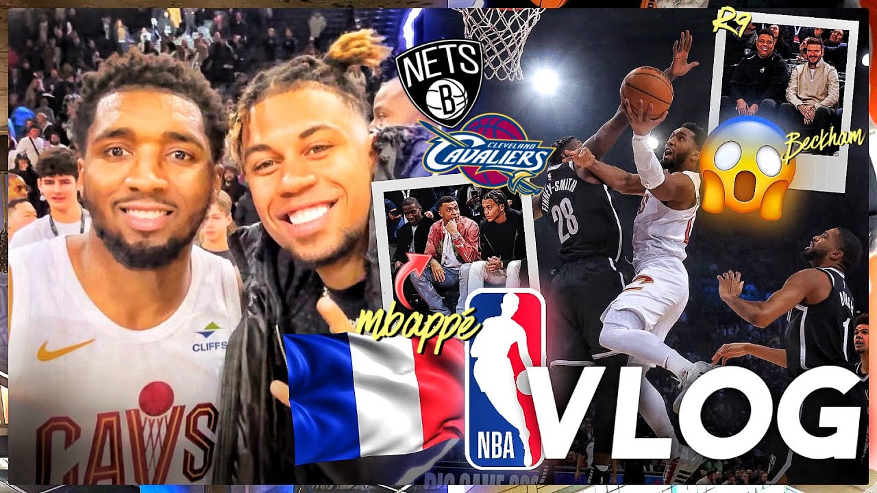 WIE GUT SIND COURTSIDE PL&Auml;TZE BEIM NBA PARIS GAME? 🏀🔥 Mbappe, R9, Donovan Mitchell etc👀 VLOG 223