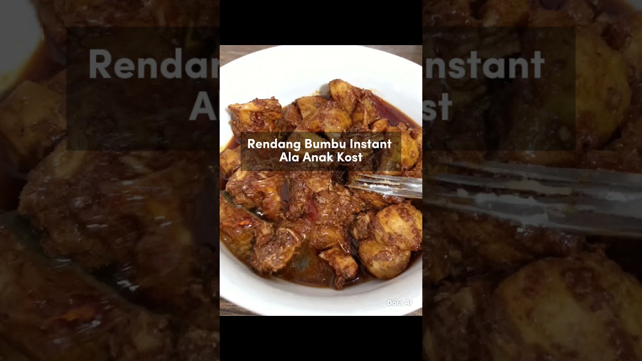 Resep Rendang Bumbu Instant Ala Anak Kost