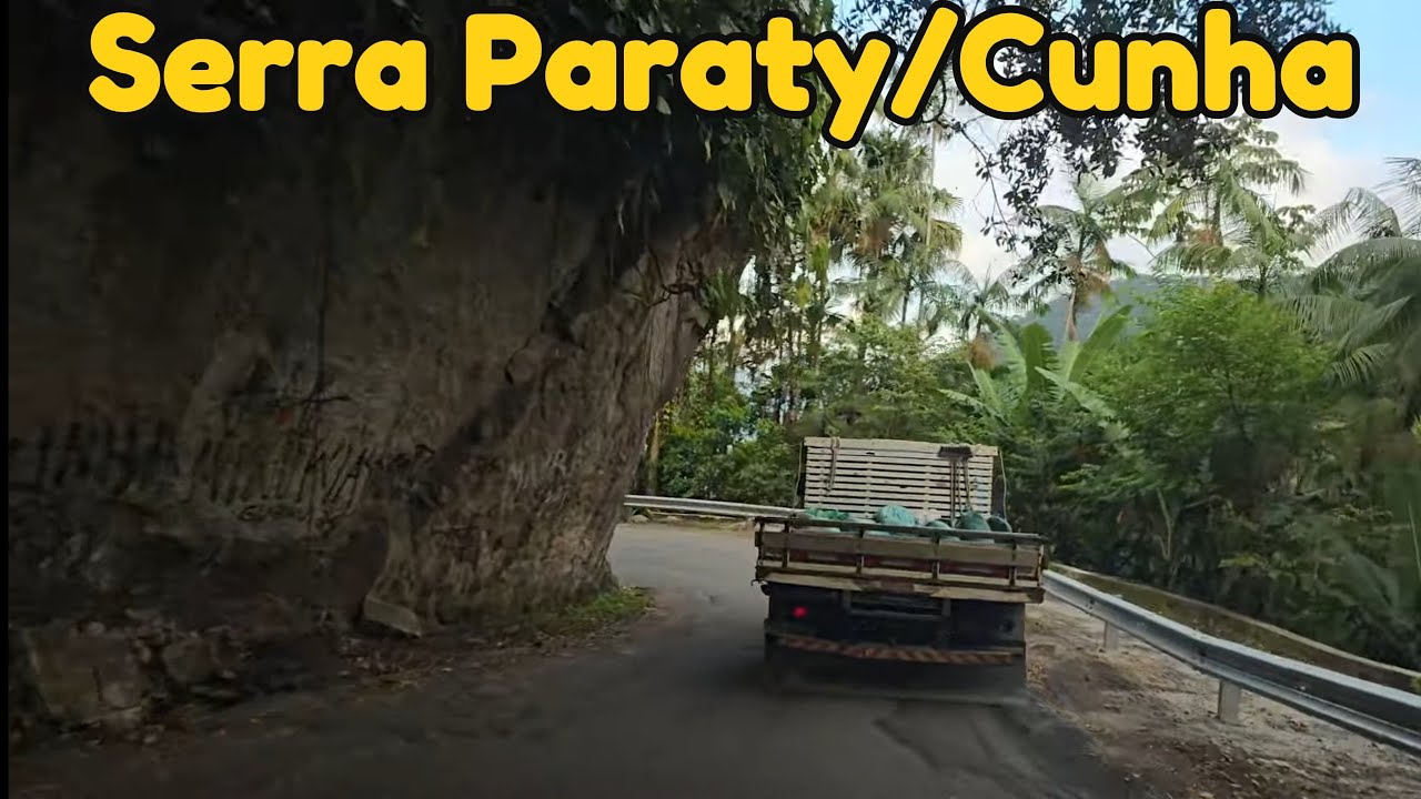 SERRA PARATY / CUNHA ,DESCIDA COMPLETA ATÉ O TREVO DE PARATY, EM 4K 