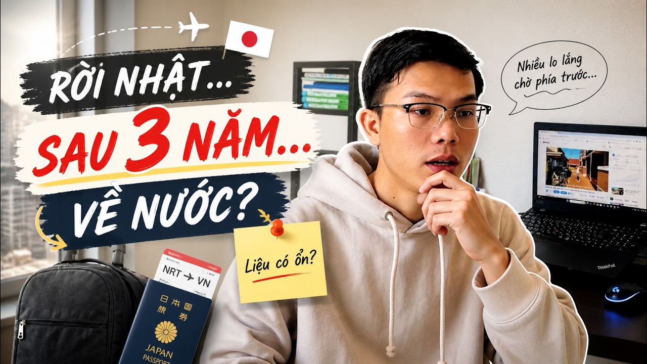 🇯🇵🇻🇳 Kết Thúc Chặng Đường 3 Năm Ở Nhật & Những Lo Lắng Khi Sắp Về Nước