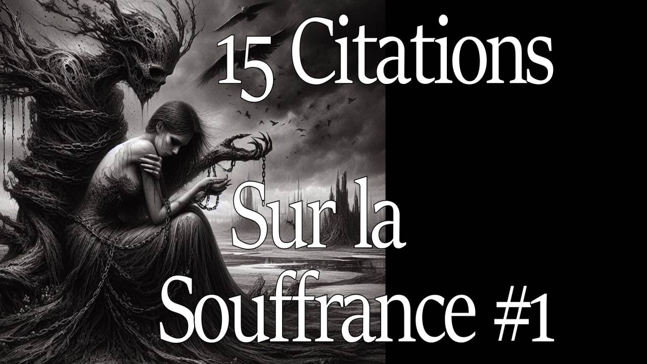 15 citations sur la souffrance #1/2