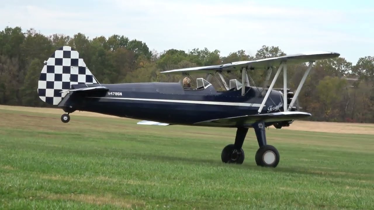 Dave Conn Stearman Aerobatics at the Flying Circus Airshow 10/16/22