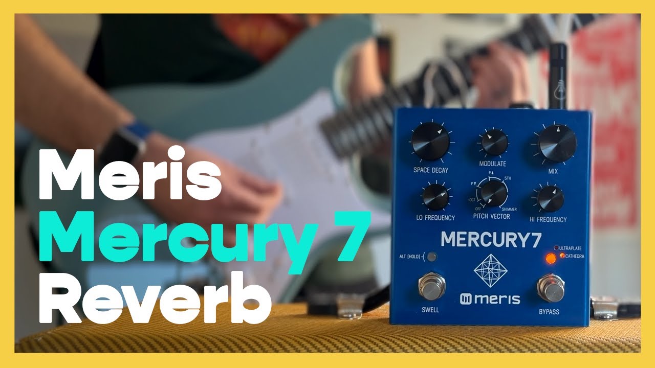 Meris Mercury7 Реверберация для поклонения | Демонстрация педали