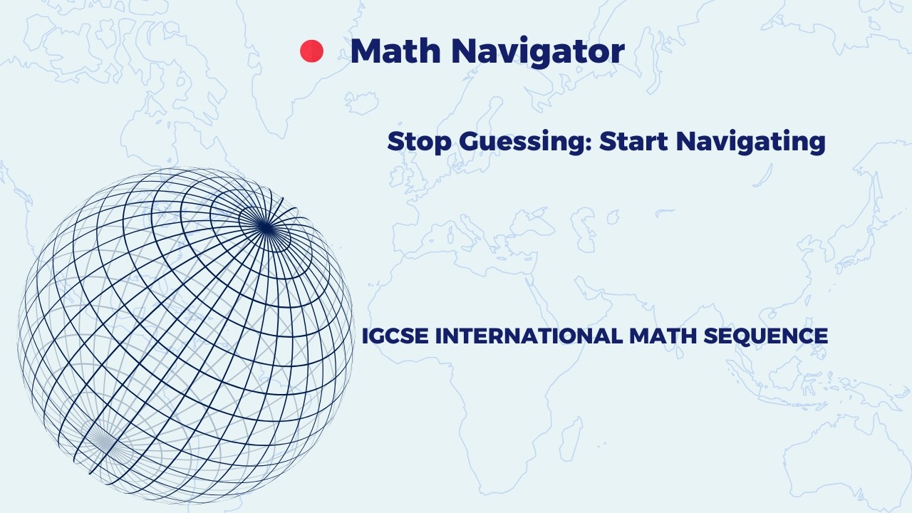 IGCSE INTERNATIONAL MATH ALGEBRA SEQUENCE