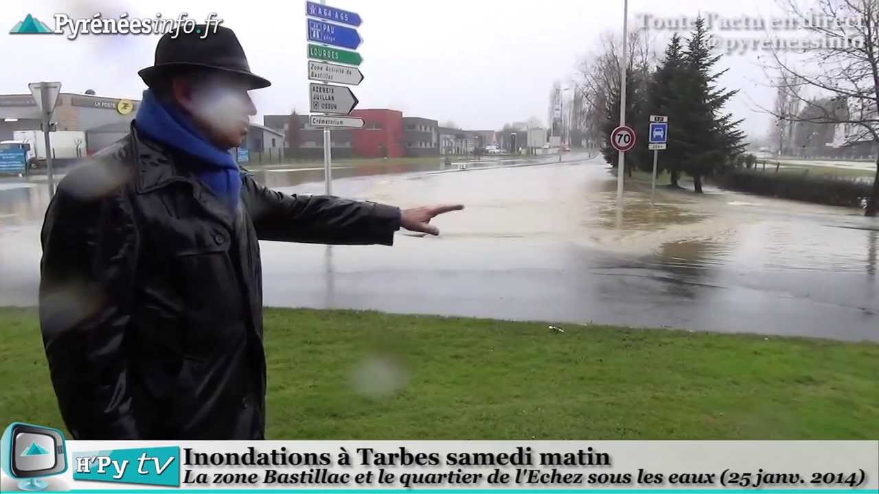 [TARBES] Des inondations à Tarbes ce samedi (25 janvier 2014)