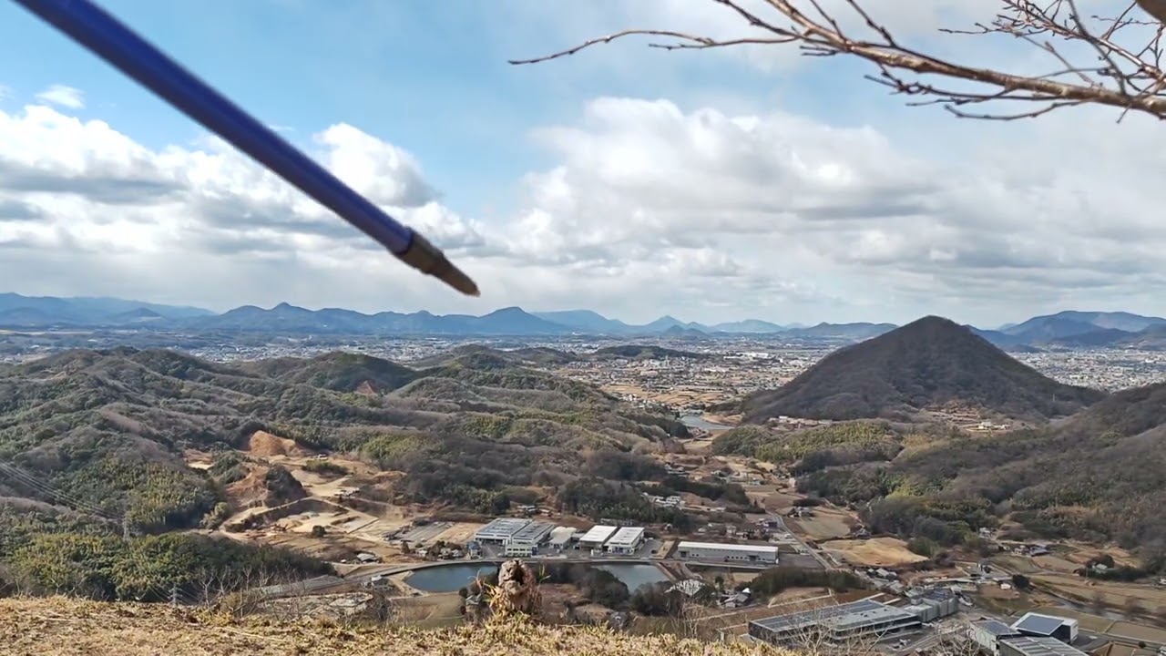 極寒の中 高松市にある上佐山へ新ルートを使い登頂
