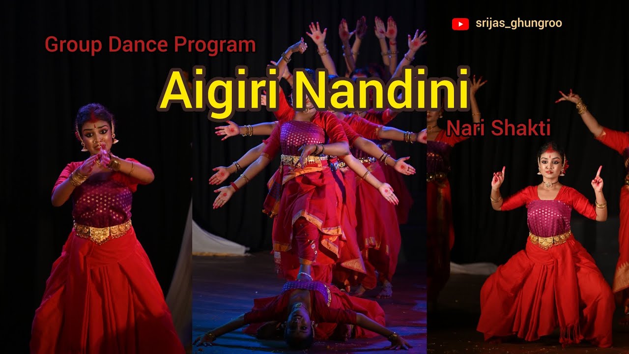 Aigiri Nandini🔥|Nari Shakti|Devi Durga|Group dance program|Classical Dance❤️