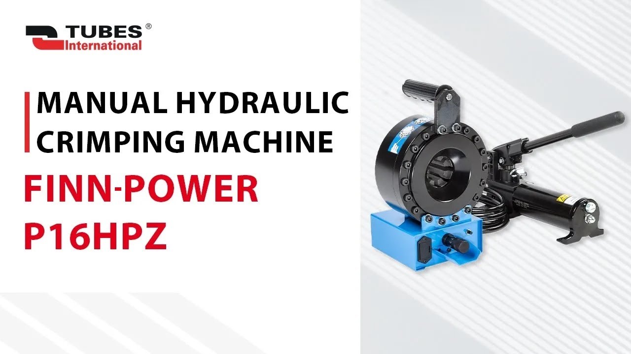Manually operated hydraulic crimping machine Finn Power P16HPZ