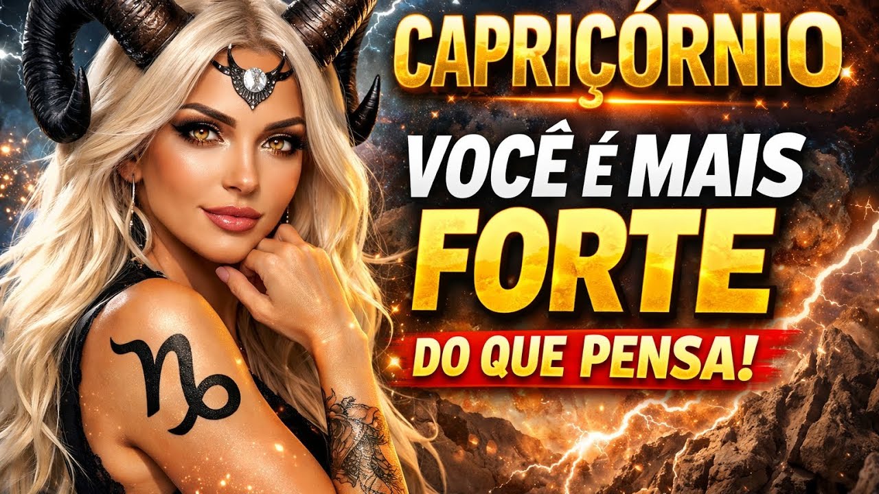 CAPRICÓRNIO: O QUE TE DERRUBOU NÃO VAI TE DESTRUIR! LEVANTE-SE AGORA!