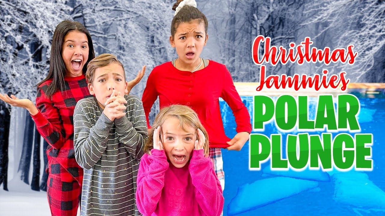POLAR PLUNGE 2021 *in our Christmas pajamas!!