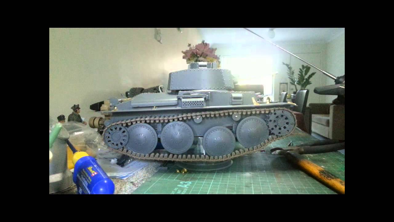 1:16 Pzkpfw 38t Rc conversion Part 4