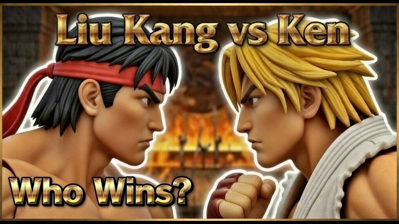 🐉Liu Kang vs Ken🥋| Mortal Kombat vs Street Fighter