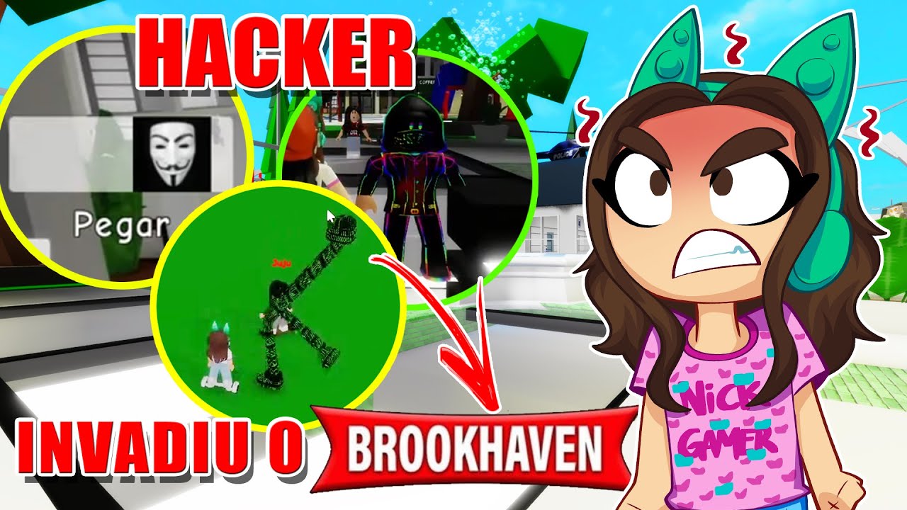 UM HACKER INVADIU O BROOKHAVEN DURANTE A MINHA LIVE! | Brookhaven RP🏡 | Roblox