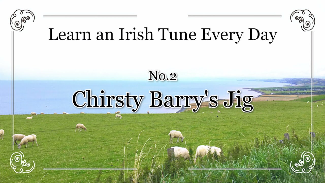 002 Christy Barry's Jig (Double Jig, G Ionian) Learn an Irish Tune Every Day.