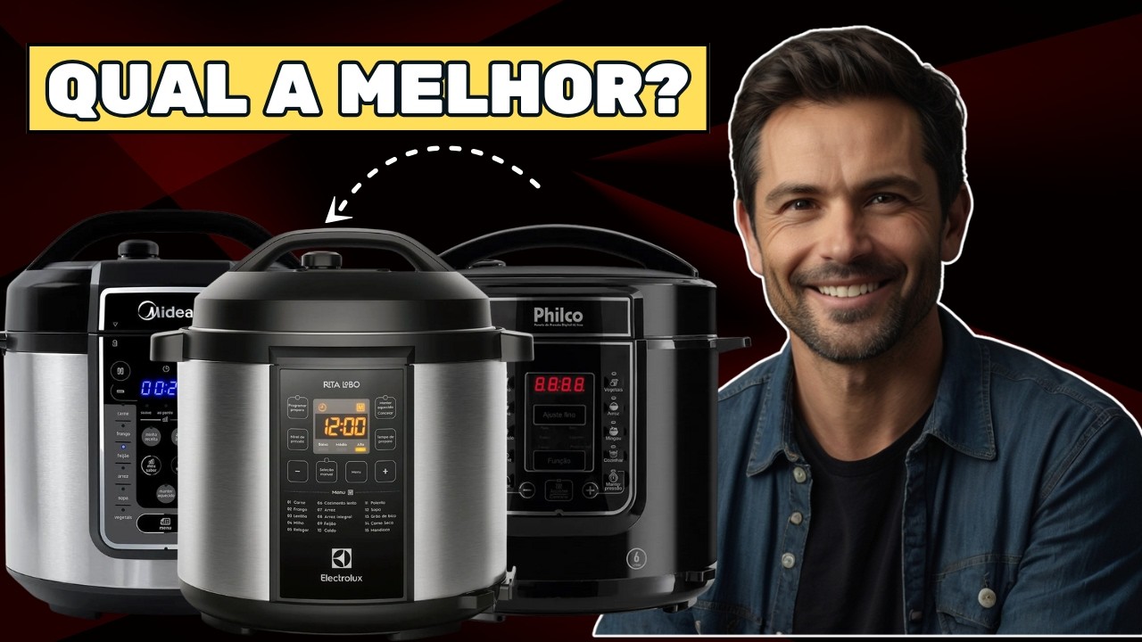 Qual é a Melhor Panela de Pressão Elétrica? Listei as 3 MAIS SEGURAS e de Marcas Confiáveis!