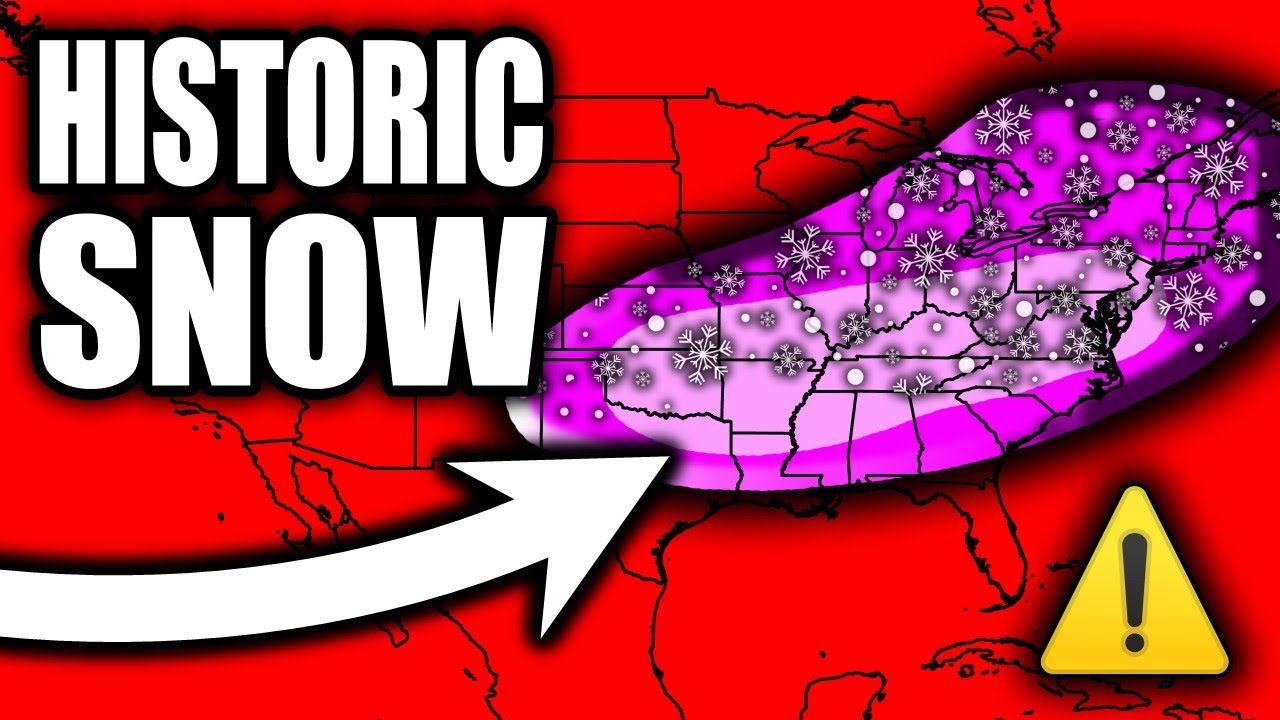 This HISTORIC Storm Just Got Stronger, Feet Of Snow & Ice!...