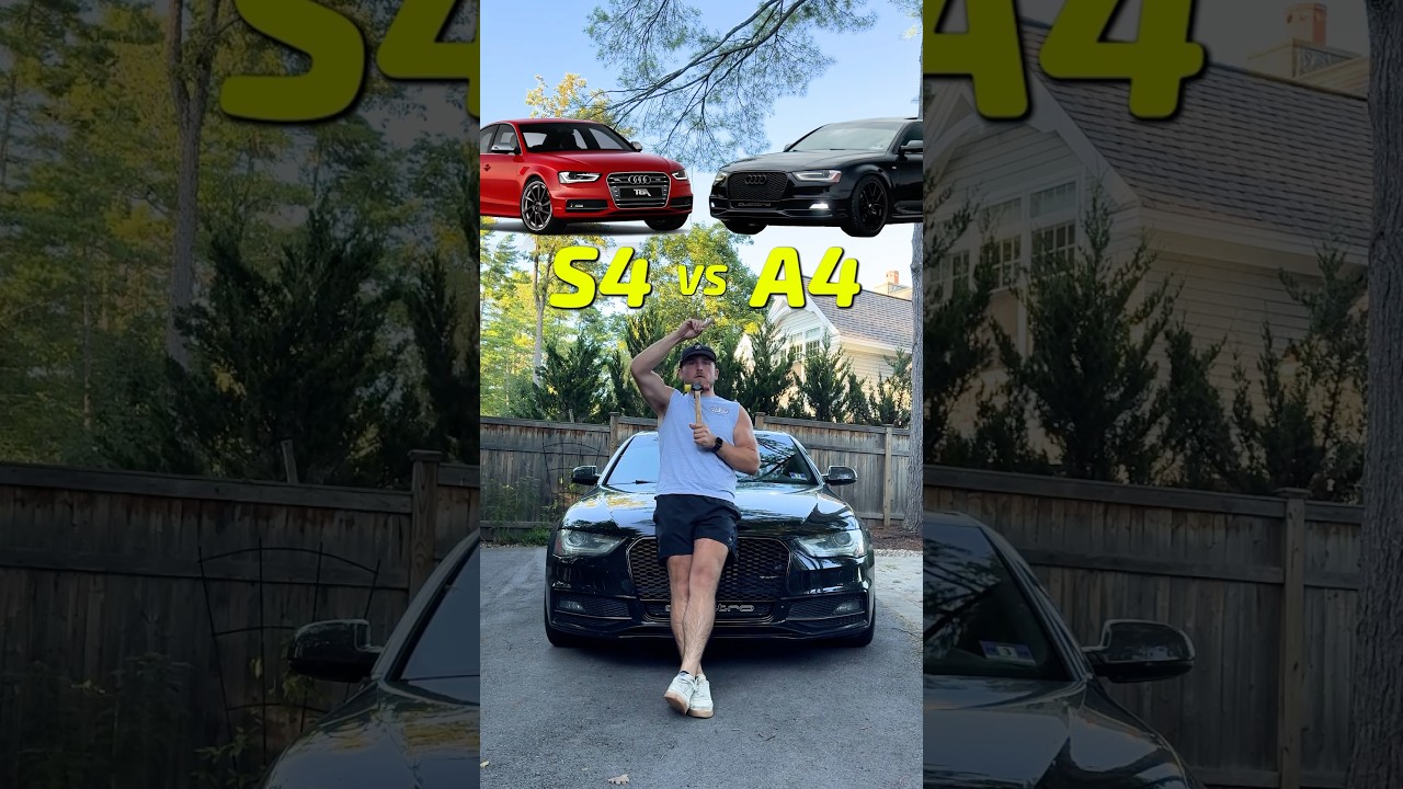 Audi A4 vs S4 - which one is the better buy? Let&rsquo;s find out 🏎️💨