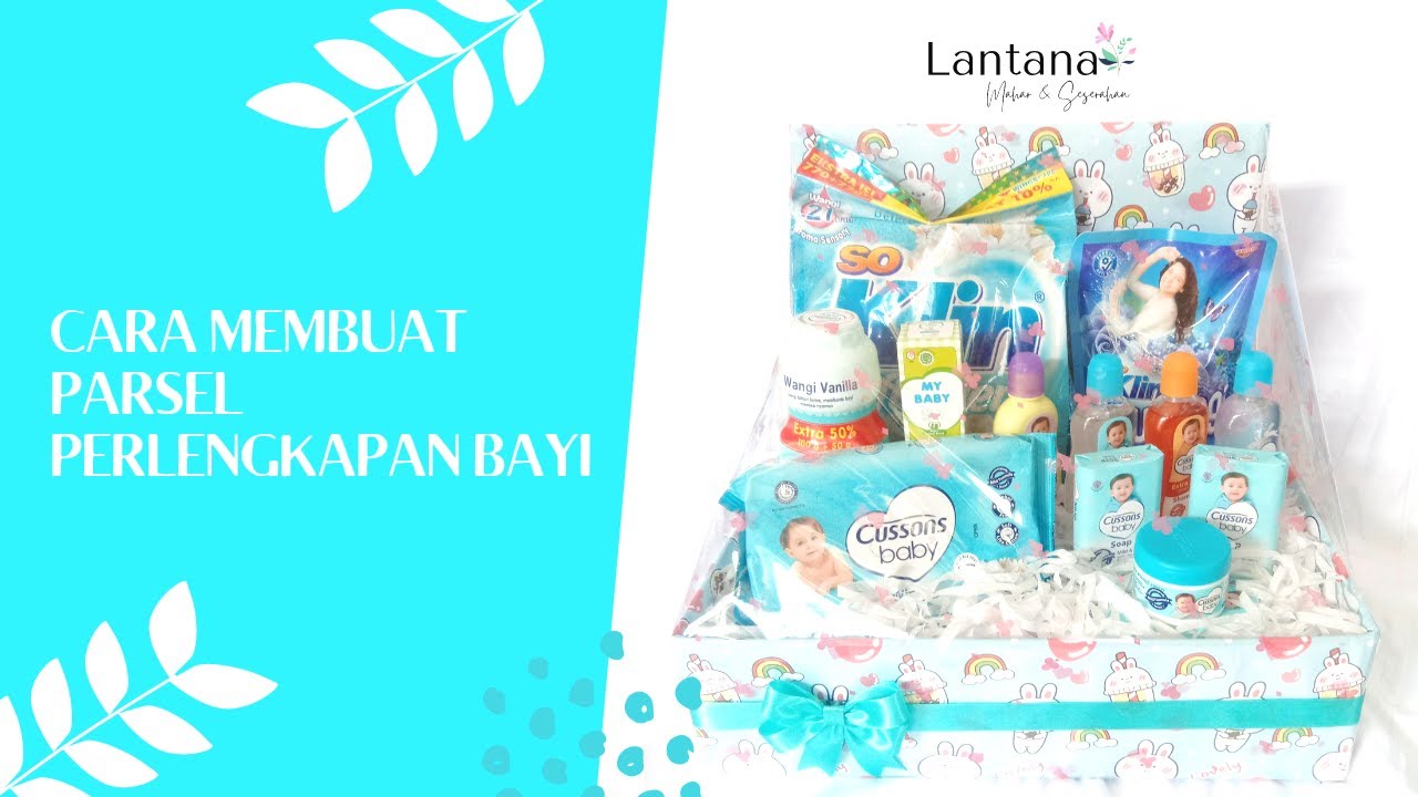 Cara membuat parsel perlengkapan bayi