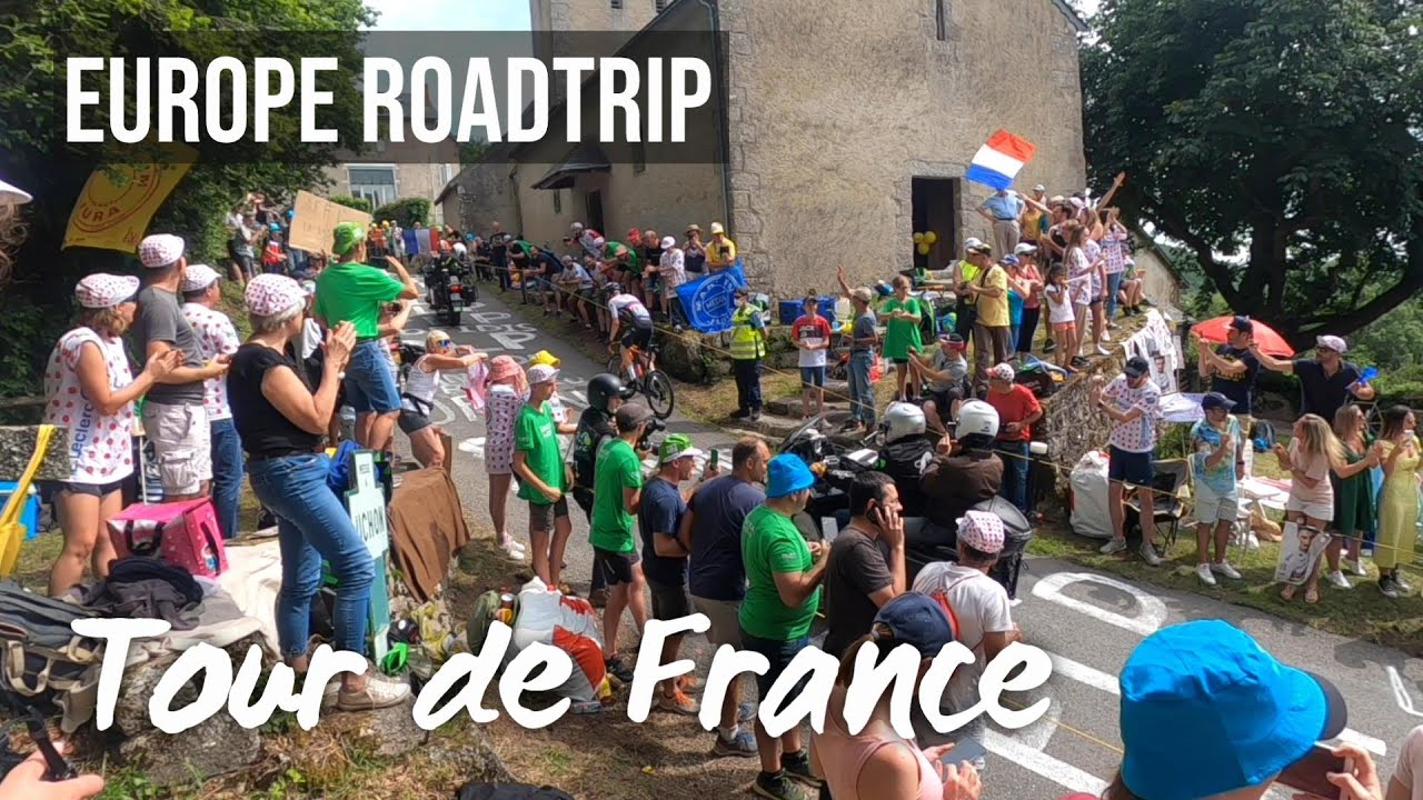 Following the Tour de France & camping in our Toyota Corolla