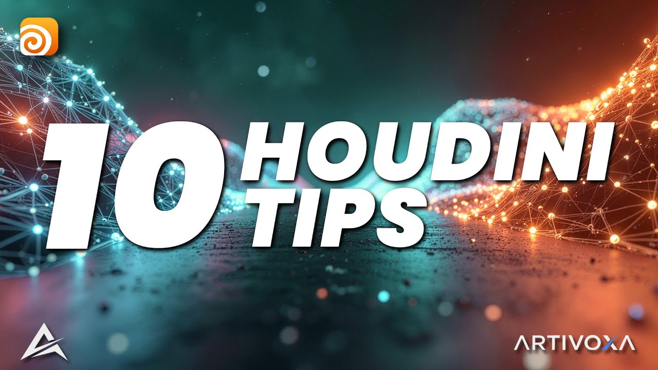Houdini Tutorial | 10 TIPS TO MAKE YOUR LIFE EASIER