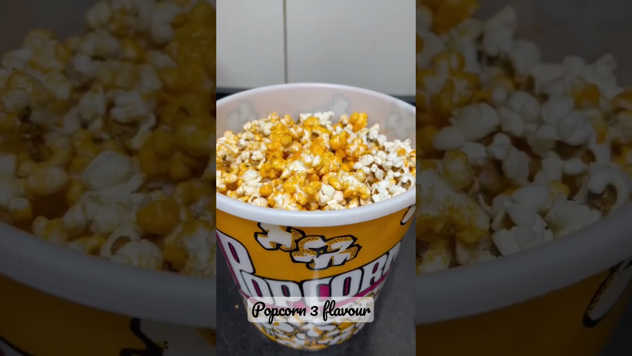 Popcorn in 3 different flavour .Recipe on channel .Please subscribe for more videos 🙏
