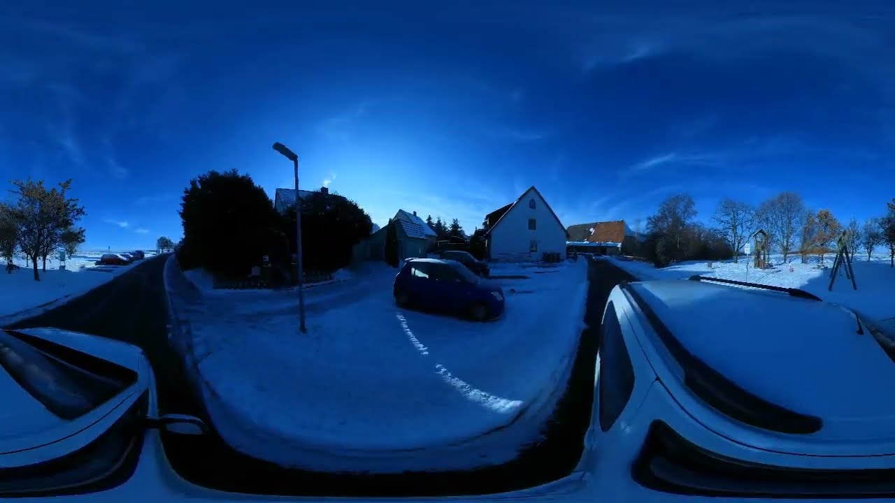 Burkhardswalde im Schnee  in 360-Grad
