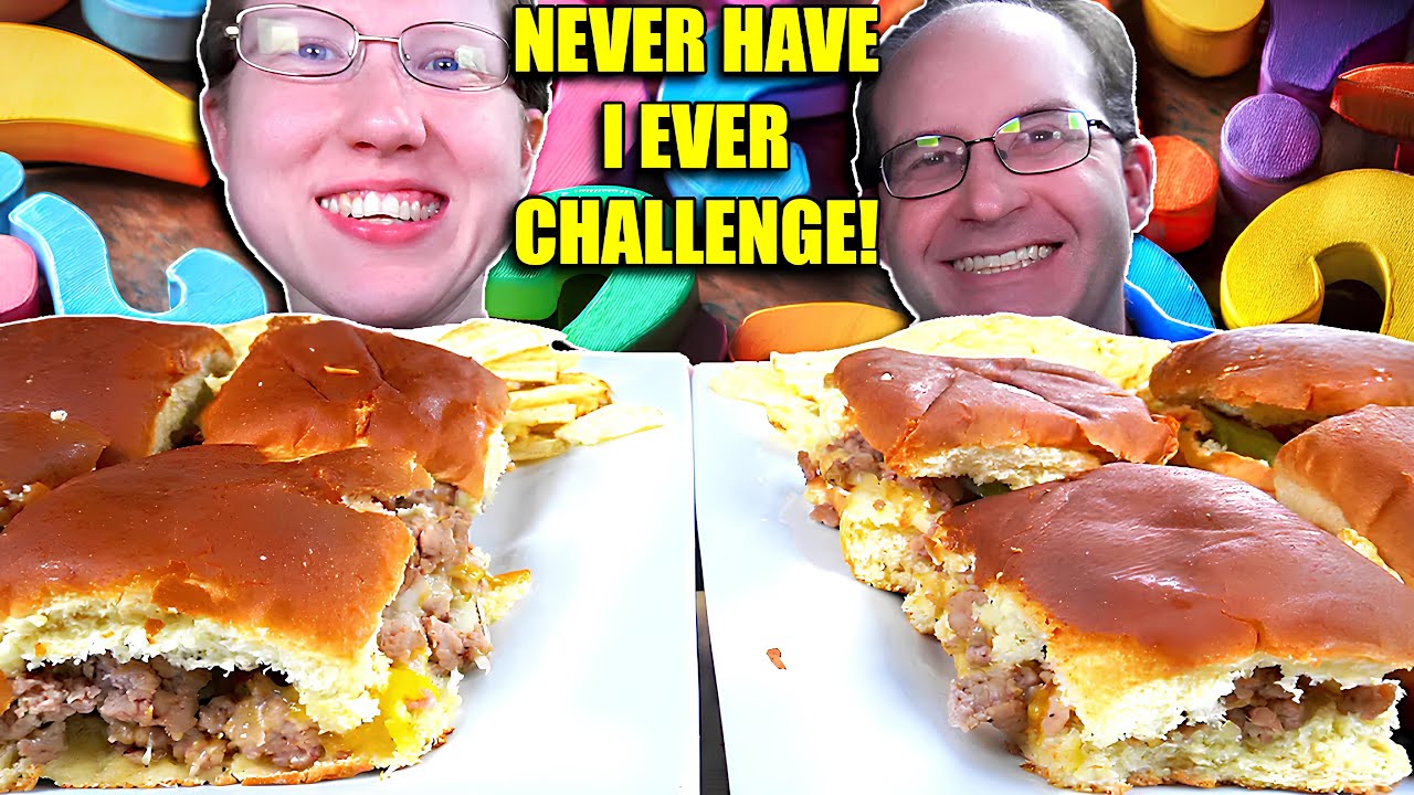 NEVER HAVE I EVER (CHEESEBURGERS) MUKBANG!