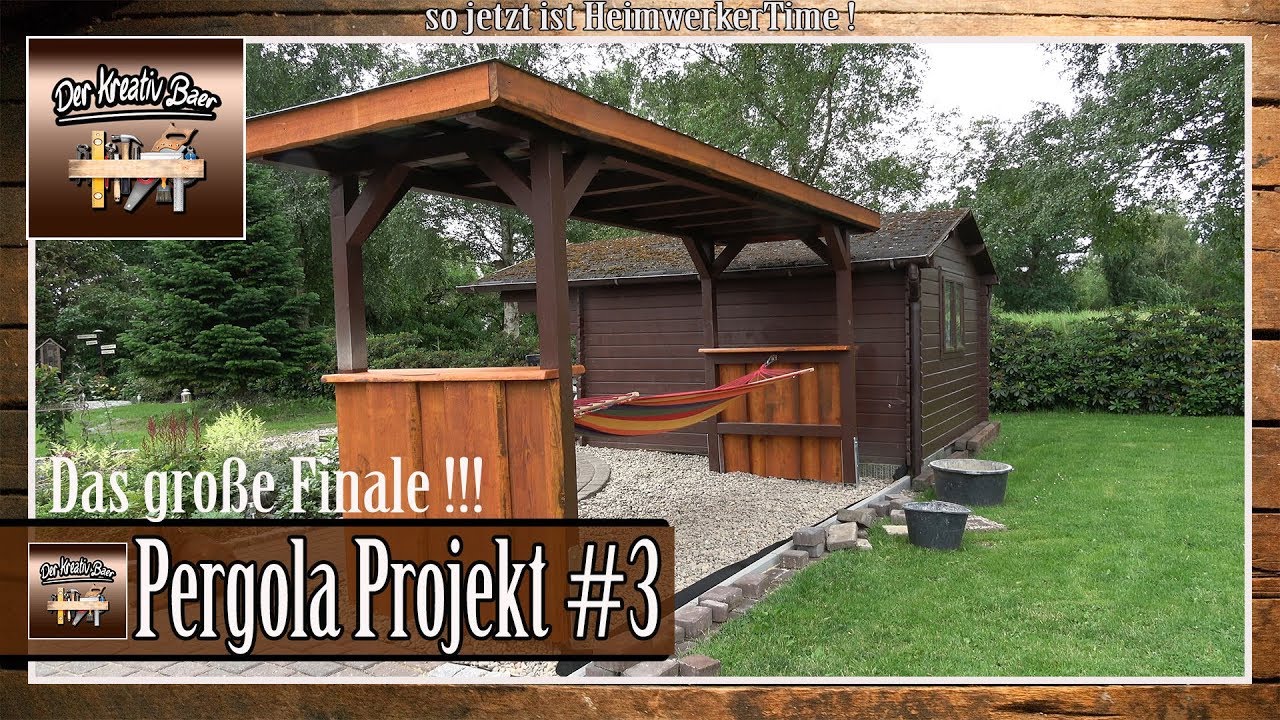 ✅Garten Pergola selber bauen | Punktfundamente / Ständerwerk / Das große Finale #3
